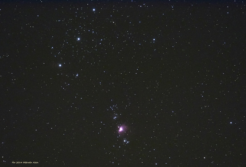La Ceinture D'Orion et M42 , Constellation D'Orion